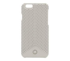 Mercedes zadní kryt Perforated pro Apple iPhone 6 a 6S šedá