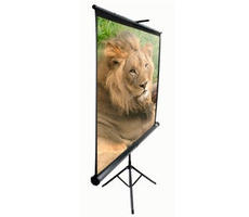 ELITE SCREENS plátno mobilní trojnožka 119" (1:1) černá / 213.4 x 213.4 cm / zisk 1.1