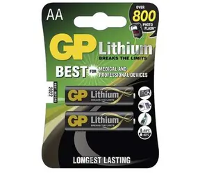 GP lithiová baterie AA FR06 / 2ks