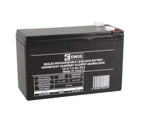 EMOS Bezúdržbový olověný akumulátor 12V 7.2Ah (faston 6.3 mm)