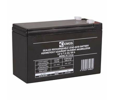EMOS Bezúdržbový olověný akumulátor 12V 7.2Ah (faston 4.7 mm)