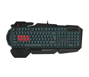 A4tech Bloody B318 / podsvícená herní klávesnice / 8 mechanických infračervených kláves / USB / CZ