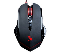 A4tech BLOODY V8 Core3 s kovovýma nožičkama / herní myš / 3200DPI / HoleLess / 160KB paměť / černá