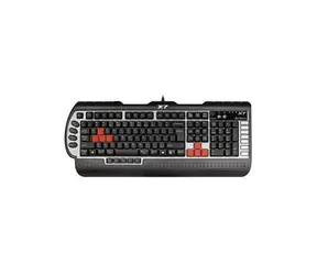 A4tech G800V / voděodolná profesionální herní klávesnice / USB / černá