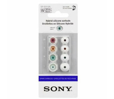 SONY náhradní silikonové koncovky do in-ear sluchátek / 4 různé velikosti / bílá