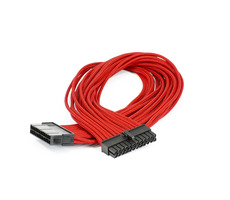 Phanteks 24-Pin ATX kabel červená / prodlužovací / 50cm