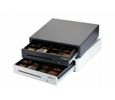 METAPACE K-1 pokladní zásuvka leštěná nerezová ocel / 24V / RJ12 / pro tiskárny