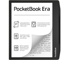 PocketBook Era stříbrná / 7" / 1680x1264 T / 16GB / E-Ink / 1700mAh / USB-C / Wi-Fi / Bluetooth