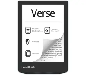 PocketBook Verse modrá / 6" / 1024x758 / 8GB / E-Ink / 1500mAh / USB-C / Wi-Fi