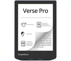 PocketBook Verse Pro modrá / 6" / 1448x1072 T / 16GB / E-Ink / 1500mAh / USB-C / Wi-Fi