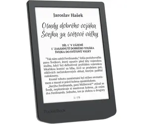PocketBook 619 Verse Lite šedá / 6" / 1024x758 / 8GB / E-Ink Carta / 1000mAh / USB-C / Wi-Fi
