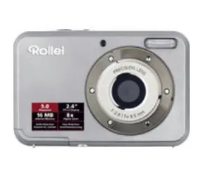 Rollei Compactline 52 / 5Mpix / 2,4" LCD / HD video / 8x Zoom / SD až 8GB / Stříbrný