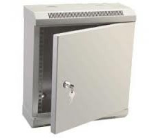 DATACOM 10" rack jednodílný 9U 280 (plechové dveře) šedé 