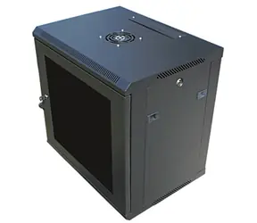 DATACOM 19" rozvaděč 9U 450 mm (sklo) / černý