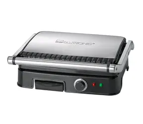 Clatronic KG 3487 černá / Elektrický kontaktní gril / 2000 W / nerez 