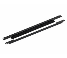 Triton 19" průchozí panel 1U rozdělený horizontálně / 350x21mm