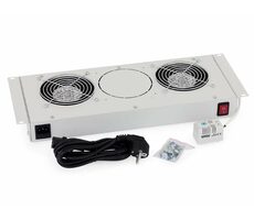 Triton Ventilační jednotka 19" pro nástěnné rozvaděče / 2 ventilátory