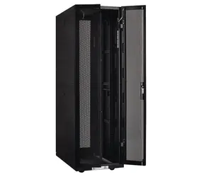 XtendLan 42U/600x1000 stojanový černá / perforované dvoukřídlé dveře a záda (úspora 60cm)