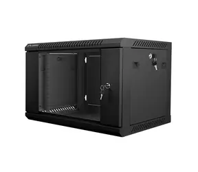 Lanberg WF01-6406-10B / Rozvaděč pro upevnění na zeď / 6U / Nosnost až 60 Kg