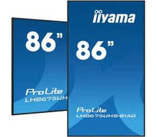 86" IIYAMA LH8675UHS-B1AG / 3840 x 2160 / LED / 16:9 / 8ms / 1400:1 / 500cd-m2 / HDMI / DP