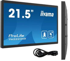 22" IIYAMA ProLite TW2223AS-B2 / 1920 x 1080 / 3000:1 / 345cd-m2 / 18ms / HDMI