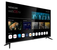 50" SENCOR SLE 50US802TCSB černá / UHD / LED / HDMI / USB / CI+ / DVB-T2&C&S2 / 2x8W repro