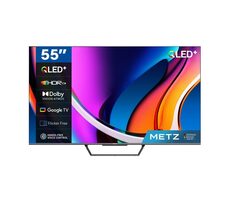 55" METZ 55MQD7500Z černá / 4K UHD / QLED / HDMI / USB / CI+ / DVB-T2/S2/C/ / H.265 / Wi-Fi / 20W