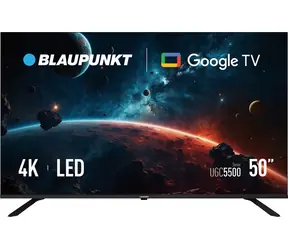 50" BLAUPUNKT 50UGC5500S černá / 4K / LED / Google TV / USB / HDMI / CI / CI+ / Wi-Fi / Bluetooth / VESA