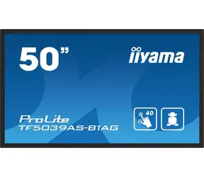 50" IIYAMA ProLite TF5039AS-B1AG černá / LED / VA Touch / 3840 x 2160 / 16:9 / 5000:1 / 500cd-m2 / VESA