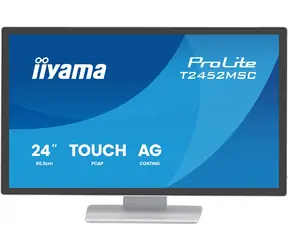 24" IIYAMA ProLite T2452MSC-W1AG bílá / LED / IPS Touch / 1920 x 1080 / 16:9 / 5 ms / 1000:1 / 400cd-m2 / VESA