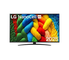 50" LG 50NANO81A3A černá / 4K / DLED / HDMI / USB / CI + / LAN / Wi-Fi / DVB-S&S2&T&T2 / 20W repro