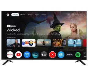 STRONG SRT43UH7773 černá / 43" / 3840 x 2160 / LED / DVB-T2/C/S2 / HDMI / USB / Wi-Fi / BT / LAN / Android TV