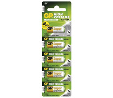 GP 23AF - 5 ks / alkalická baterie 12 V / 38 mAh 
