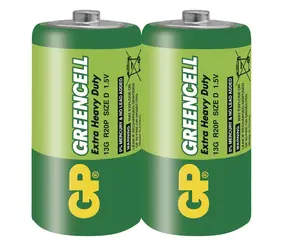 GP D Greencell - 2 ks / zinko-chloridová / fólie