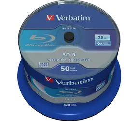 Verbatim BD-R Single Layer 25GB 50ks / Blue Surface / 6x / spindle