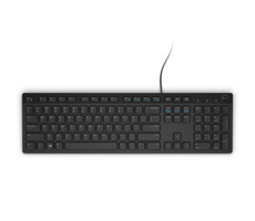 DELL KB-216 US (580-ADHY) černá / Multimediální klávesnice / US / QWERTY / USB