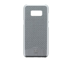 Mercedes Hard Case Wave V Alu zadní kryt pro Samsung G955 Galaxy S8 Plus stříbrná