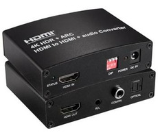 PremiumCord HDMI2.0 Repeater / Extender 4Kx2K@60Hz s oddělením audia / stereo jack / Toslink / RCA