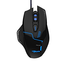 E-Blue Mazer V2 černá / herní optická myš / 6tlačítek / 1 kolečko / drátová (USB) / 2500DPI
