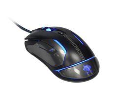 E-Blue Auroza Gaming FPS černá / herní laserová myš / 6tlačítek / 1 kolečko / drátová (USB) / 8200DPI / RGB podsvícení