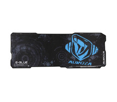 E-Blue Auroza XL černo-modrá / Herní podložka pod myš / 80x30 cm / 3 mm