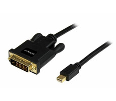 StarTech kabelový adaptér Mini DisplayPort M na DVI-D M 3 m