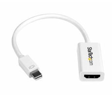 StarTech aktivní adaptér Mini DisplayPort M na HDMI F bílá / pro Mac Book Pro a Mac Book Air