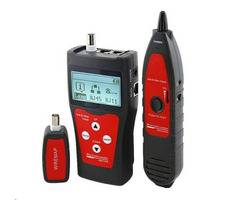 XtendLan LAN Cable Tester TLCD76 s LCD / měření STP & PSTN & Coax & USB / délka vedení + sonda