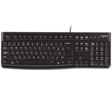 Logitech klávesnice K120 UK / OEM / USB / Drátová / Černá