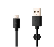 FIXED Datový a nabíjecí kabel s konektorem MicroUSB černá