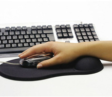 Sandberg Gel Mousepad  - ergonomická podložka s opěrkou / černá