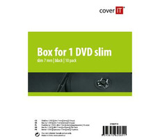 COVER IT 1 DVD 7mm slim černý 10ks