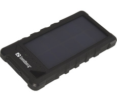 Sandberg PowerBank Outdoor Solar 16000 mAh černá / IP67 / solární dobíjení / 5V 3.4A / 2x USB A