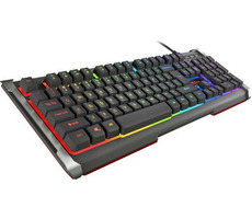 Natec Genesis Rhod 400 RGB US černá / Herní klávesnice / podsvícená / USB
